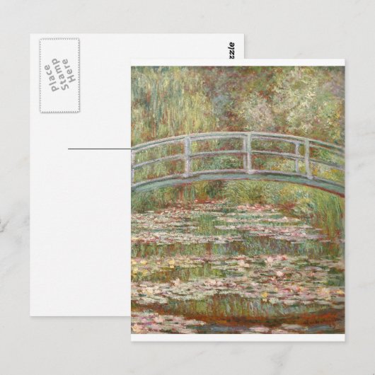 Carte Postale Water Lilies (Devant / Derrière)