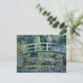 Carte Postale "Water Lilies and Japanese Bridge" (Debout devant)