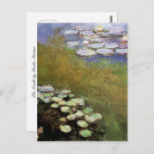Carte Postale Water-Lillies, 1914-17 (Devant / Derrière)