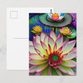 Carte postale Water Lily (Devant / Derrière)