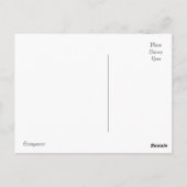 Carte postale Water Lily (Dos)