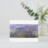 Carte Postale Water Lily Pond à Giverny, Claude Monet (Debout devant)