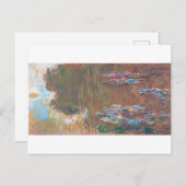 Carte Postale Water Lily Pond à Giverny, Claude Monet (Devant / Derrière)