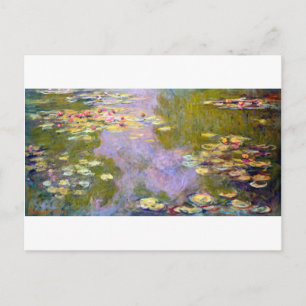 Carte Postale Water Lily Pond à Giverny, Claude Monet