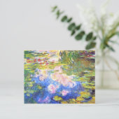 Carte Postale Water Lily Pond Claude Monet (Debout devant)