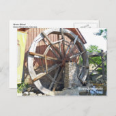 Carte Postale Water Mill Stone Mountain, Géorgie (Devant / Derrière)