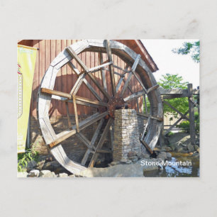 Carte Postale Water Mill Stone Mountain, Géorgie