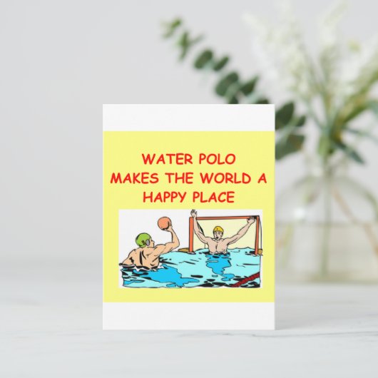 Carte Postale water-polo (Debout devant)