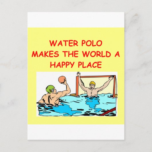 Carte Postale water-polo (Devant)