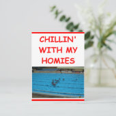 Carte Postale water-polo (Debout devant)