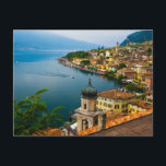 Carte Postale Water | San Benedetto Church Lake Garda, Italy<br><div class="desc">This amazing Getty Images photo features a view over Limone del Garda Village and San Benedetto Church Lake Garda, Brescia District, Lombardy, Italy.</div>
