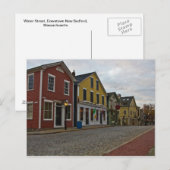 Carte Postale Water Street New Bedford (Devant / Derrière)