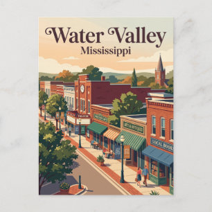 Carte Postale Water Valley, Mississippi