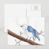 Carte Postale Waterbird kids art (Devant / Derrière)