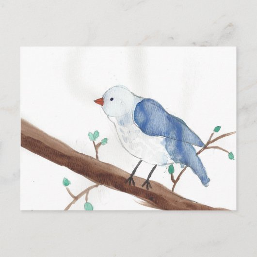 Carte Postale Waterbird kids art (Devant)