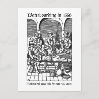 Carte Postale Waterboard en 1556