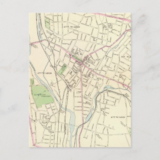 Carte Postale Waterbury (Devant)