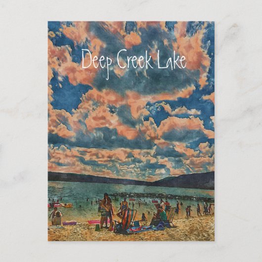 Carte postale Watercolor (Devant)