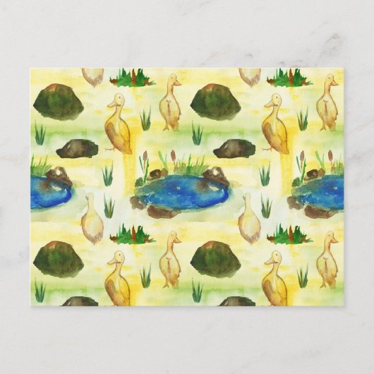 Carte Postale Watercolor (Devant)