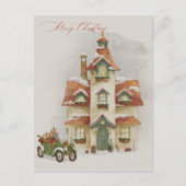 Carte Postale Watercolor Christmas Holidays Postcard (Devant)