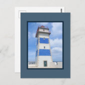 Carte Postale Watercolor lighthouse (Devant / Derrière)