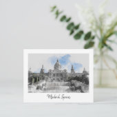 Carte Postale Watercolor Madrid Landcape - Pittore (Debout devant)