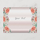 Carte postale Watercolor Peony (Devant)