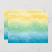 Carte Postale watercolor postcard (Devant / Derrière)