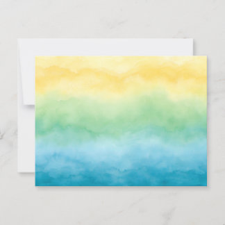 Carte Postale watercolor postcard