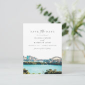 Carte Postale Watercolor Sydney Australie Skyline Destination (Debout devant)