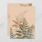 Carte Postale Watercolor Trees 4 (Devant / Derrière)