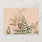 Carte Postale Watercolor Trees 4 (Dos)