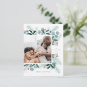 Carte postale Watercolor Winter Wire Flat Holiday (Debout devant)