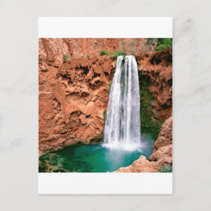 Carte Postale Waterfall Havasupai Mooni Grand Canyon Arizona