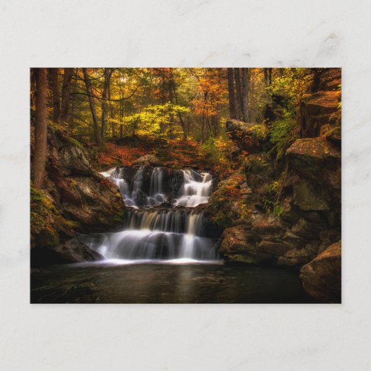 Carte Postale Waterfalls | New England Connecticut (Devant)