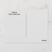 Carte postale Waterfront, Edenton, Caroline du Nor (Dos)