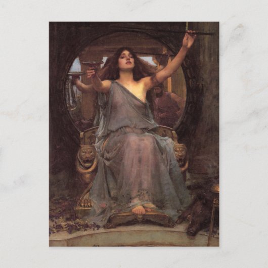 Carte postale Waterhouse Circe (Devant)