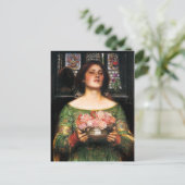 Carte postale Waterhouse Gather Ye Rosebuds (Debout devant)