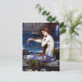 Carte Postale Waterhouse : La Sirène (Debout devant)