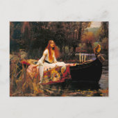 Carte Postale Waterhouse Lady of Shalott (Devant)