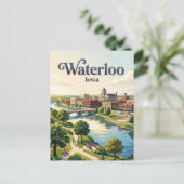 Carte Postale Waterloo, Iowa (Debout devant)