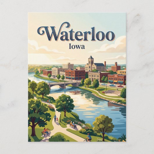 Carte Postale Waterloo, Iowa (Devant)