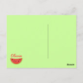 Carte postale Watermelon Bite Sweet Thanks (Dos)