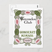 Carte Postale Watermelon Club Ragtime (Devant / Derrière)