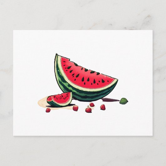 Carte Postale Watermelon Palestine (Devant)