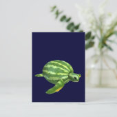 Carte Postale Watermelon Seaturtle (Debout devant)