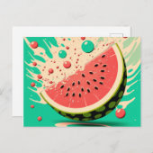 Carte postale Watermelon Summer High (Devant / Derrière)