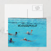 CARTE POSTALE WATERPOLO (Devant / Derrière)
