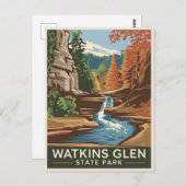 Carte Postale Watkins Glen State Park, Stylist (Devant / Derrière)