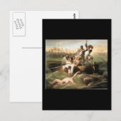Carte Postale Watson et le requin, par John Singleton Copley (Devant / Derrière)